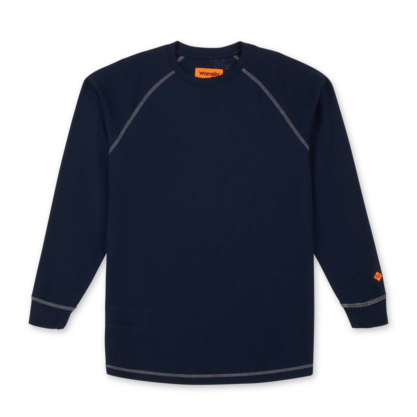 Wrangler® FR Flame Resistant Long Sleeve Base Layer Tee - FR182NV - Navy