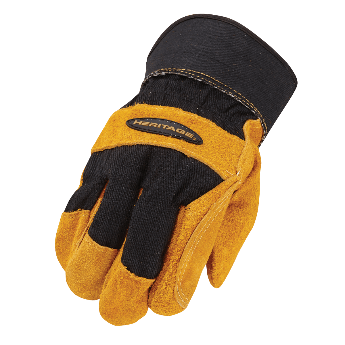 Fence Work Glove Black/Tan by Heritage