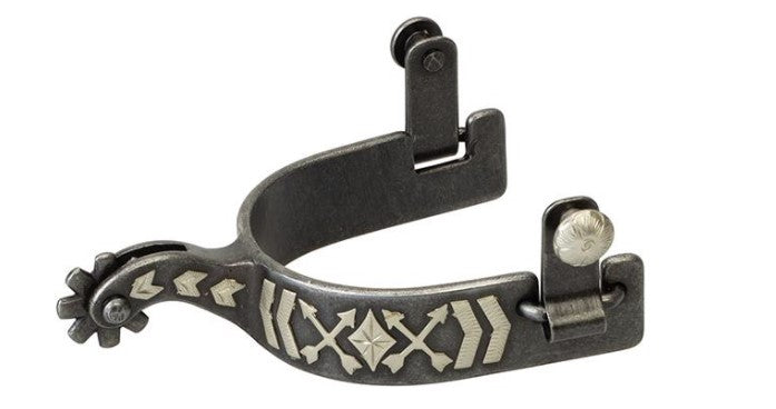 Men's Spur with Arrow Crossing Design