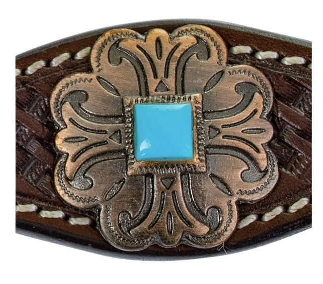 Turquoise Roundup Breast Collar