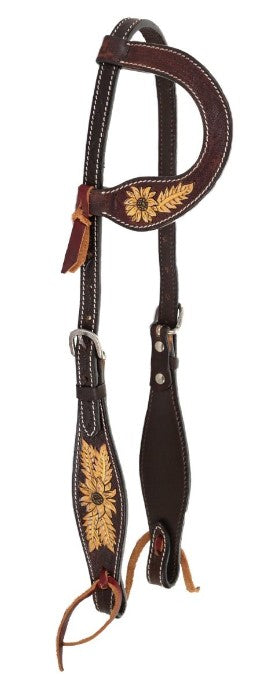 Golden Sunflower One Ear Headstall