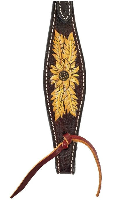 Golden Sunflower One Ear Headstall