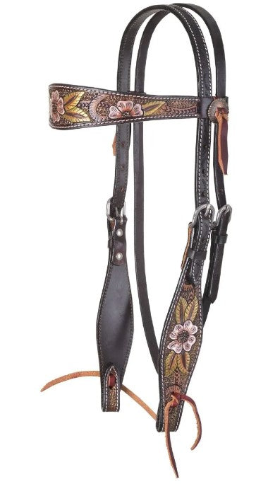 Dogwood Flower Browband Headstall