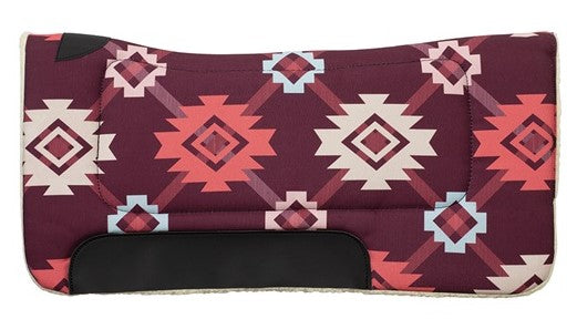 Contoured Printed Polyester Saddle Pads