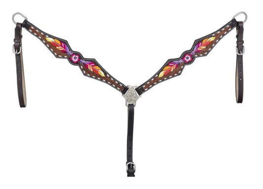 Royal King Feather & Flower Breastcollar