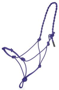 Poly Rope Halter W/Knots - Full Size