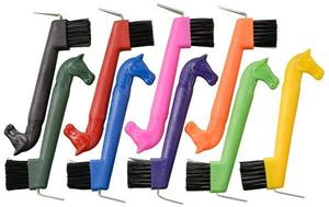 Tough-1 Horse Head Hoof Pick Brush