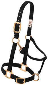 Weaver Original Adjust Chin Throat Snap Halter 3/4" Arabian or Cob 35-5035
