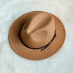 Western Vibes Fedora Hat - Camel