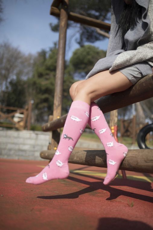 Women's Lamb Knee High Socks