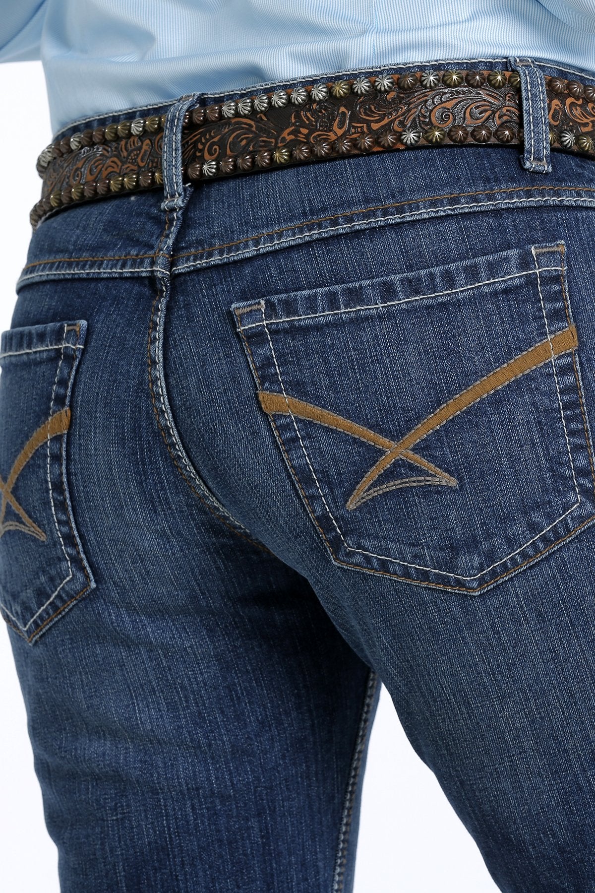 Cinch Women’s Kylie II Dark Stonewash Boot Cut Jeans