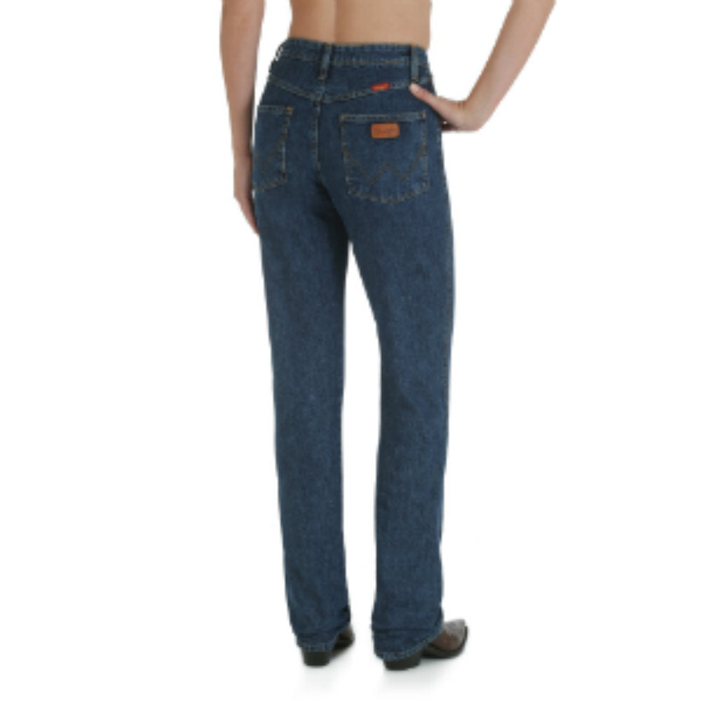 Wrangler Women's Cowboy Cut Jeans - Natural-Rise - Stonewash