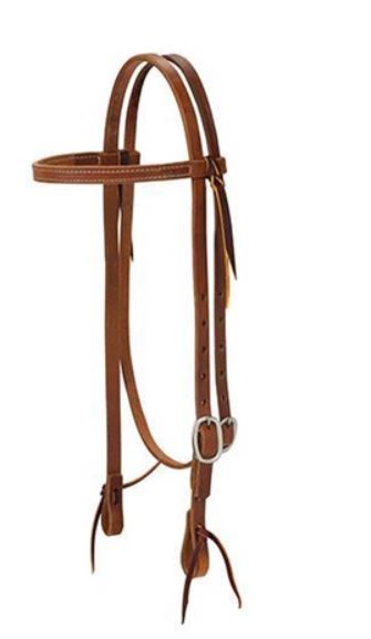 ProTack® 5/8" Headstall with Single Cheek Buckle Headstall - Browband