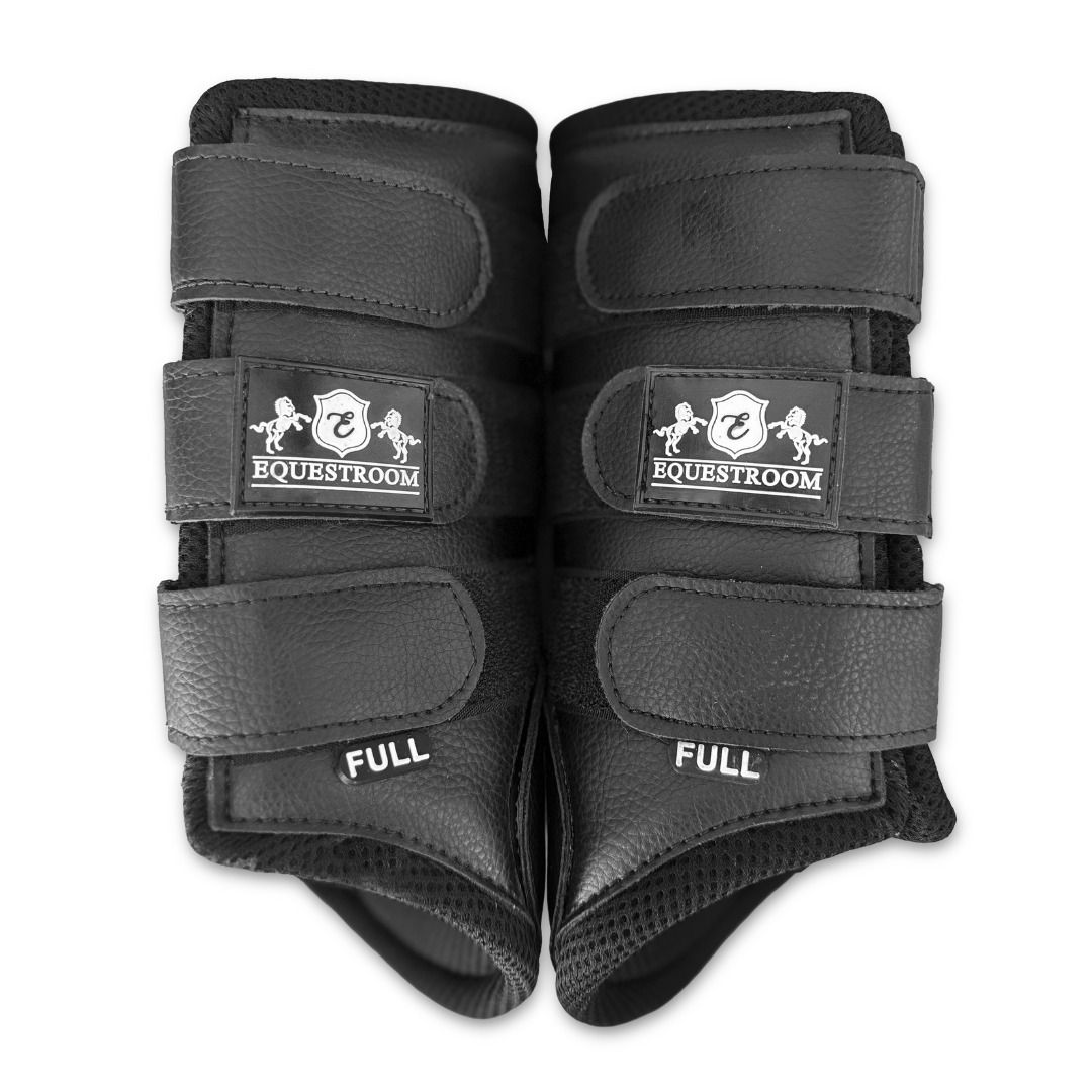 B&W - Black FlowFlex Brushing Boots