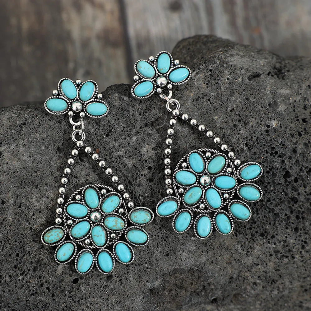 Turquoise Teardrop Earrings