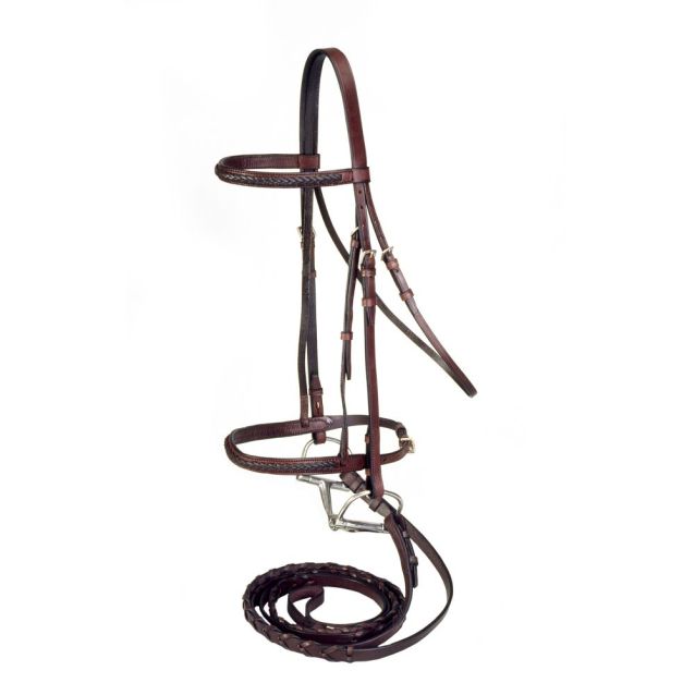 Braided Hunt Bridle Cob