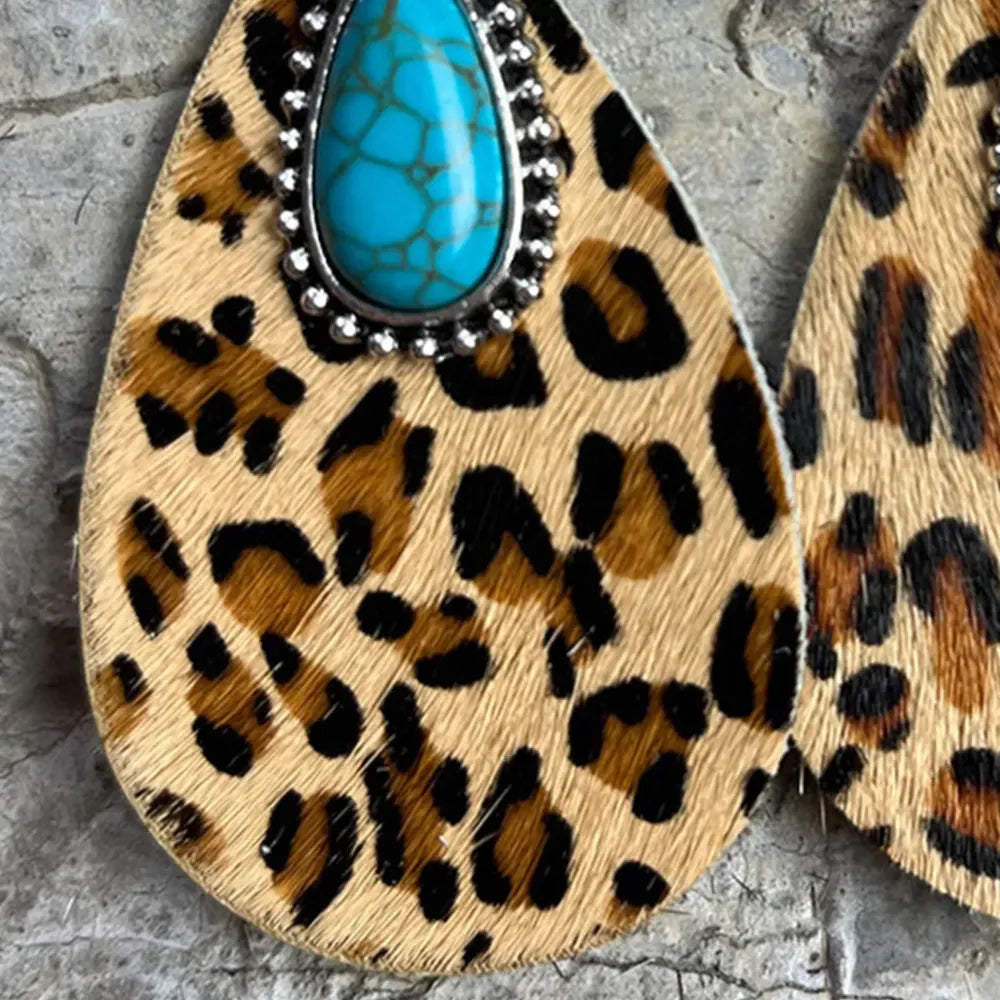 Turquoise Teardrop Earrings - 3 Styles