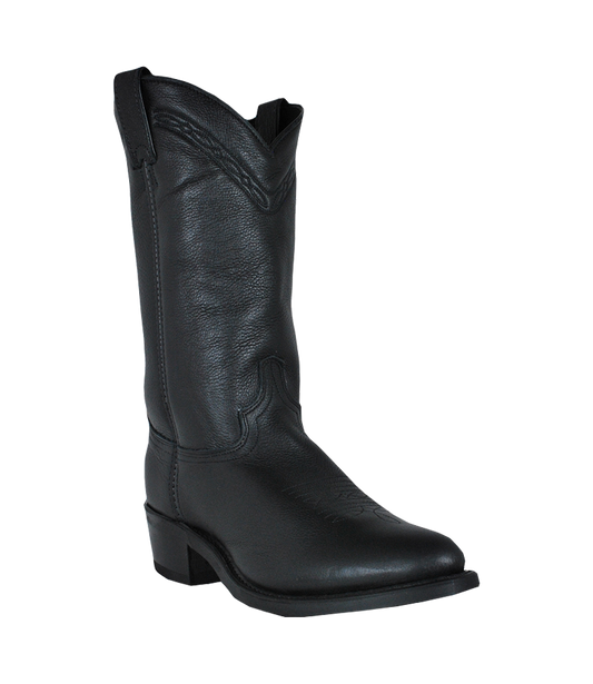 Abilene 12″ Black Cowhide Western Work Boot