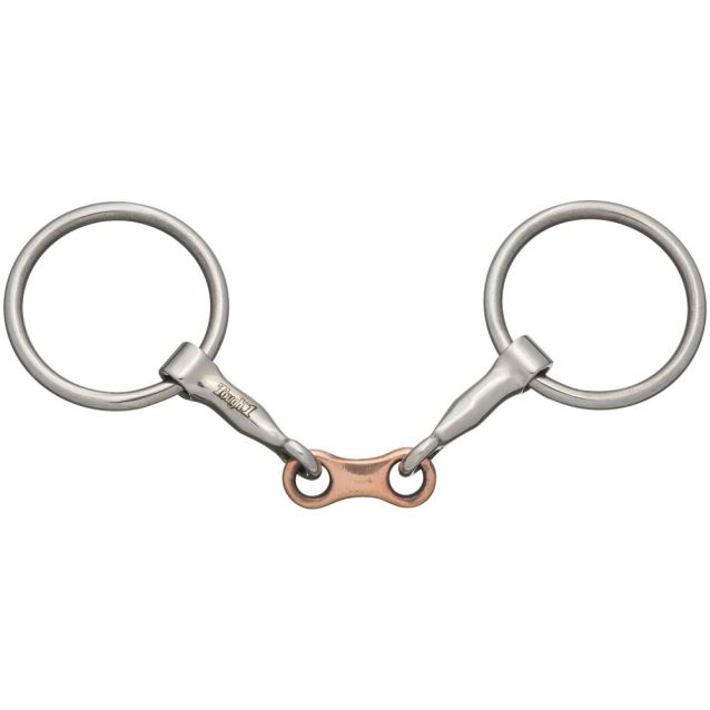 Tough-1 Miniature French Link Loose Ring Bit - 4"
