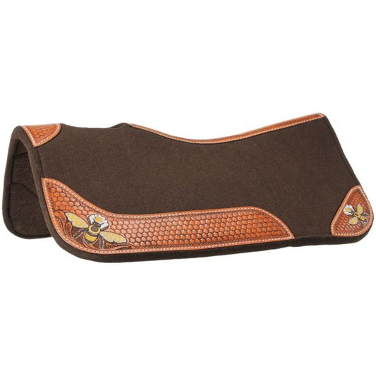 Silver Royal Bee Saddle Pad - 28 x 28