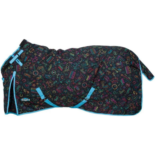 Tough-1 1200D Nashville Nights Turnout Sheet with Snuggit