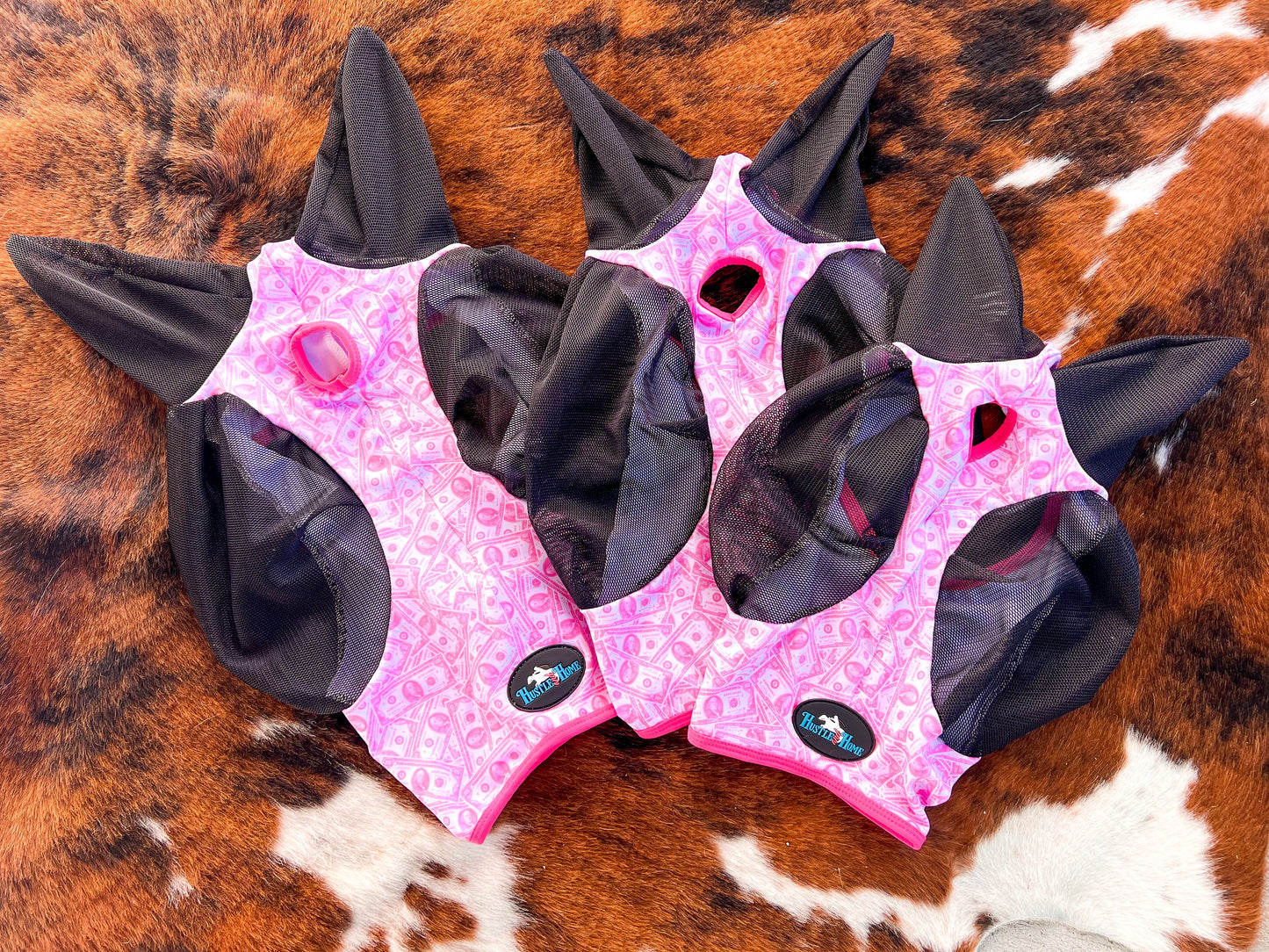 Dash for Cash (Pink) Fly Mask