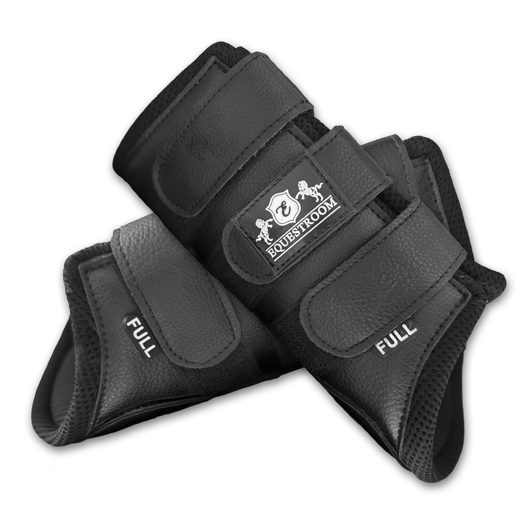 B&W - Black FlowFlex Brushing Boots