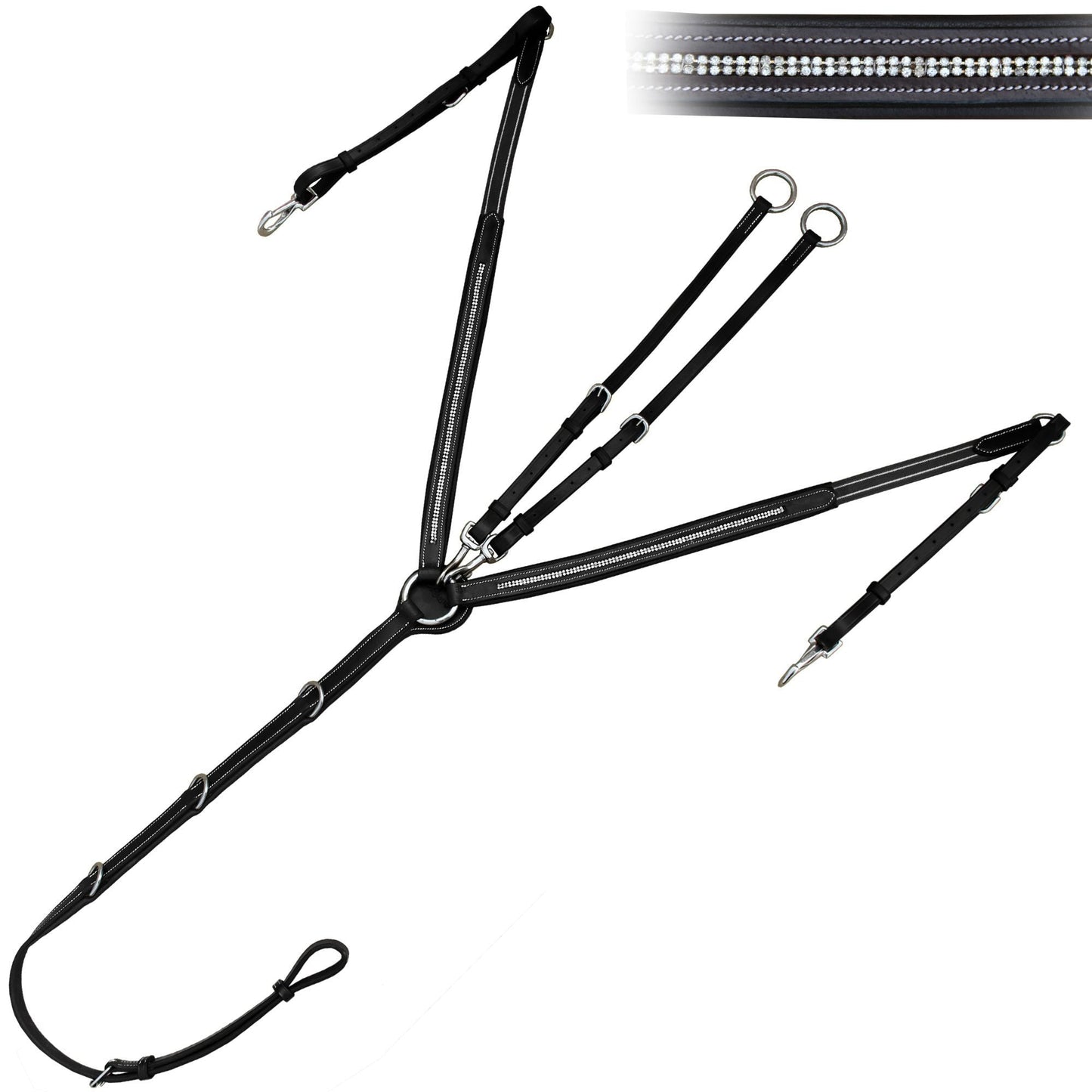 ExionPro Bling Breastplate With Running Attachment