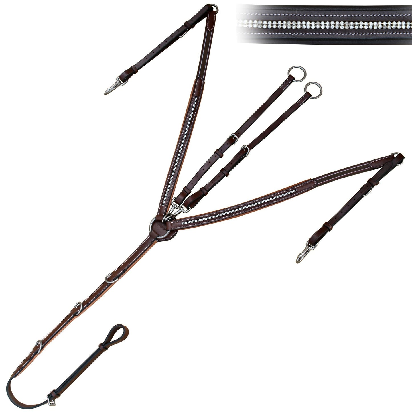 ExionPro Bling Breastplate With Running Attachment