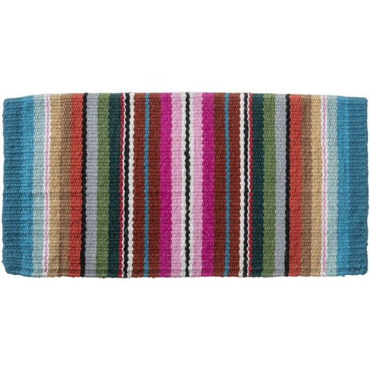 Tough 1 Serape Wool Saddle Blanket - 26" x 26"