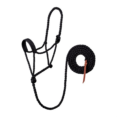 Weaver Braided  Mule Tape Halter with 6' Lead