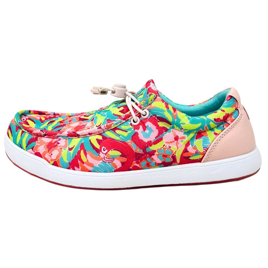 SKŌNI Women's Golf Shoe Waterproof- Pink Floral