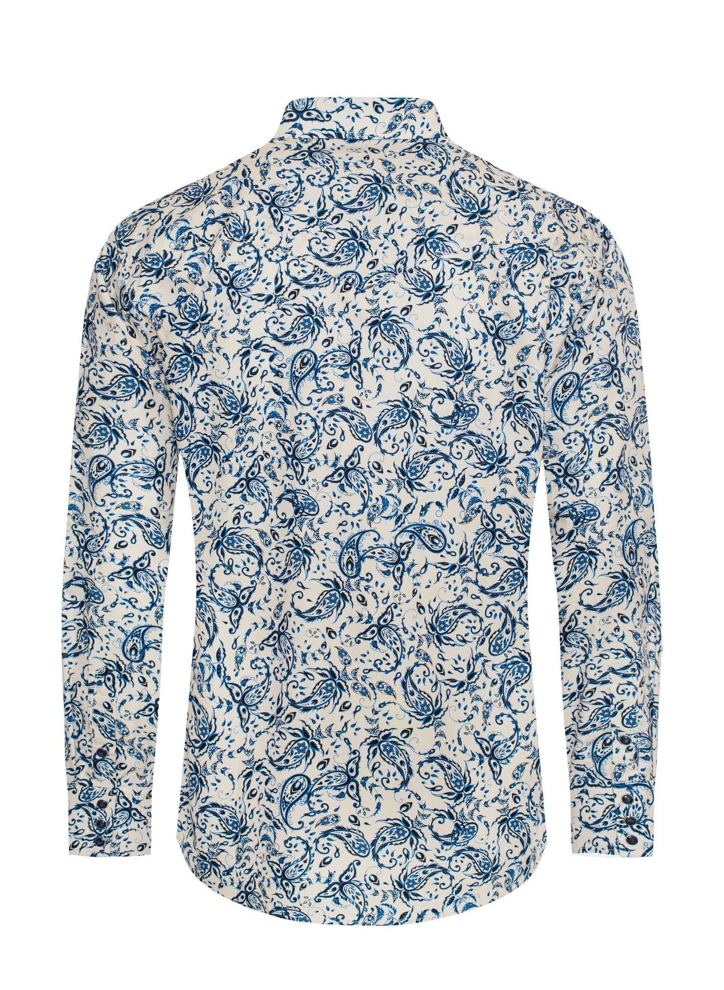 Men's Western Pearl Snap Print Shirt - PS100L-1079: S