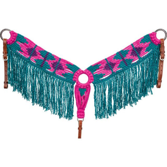 Tough1 Wool String Breastcollar with Fringe