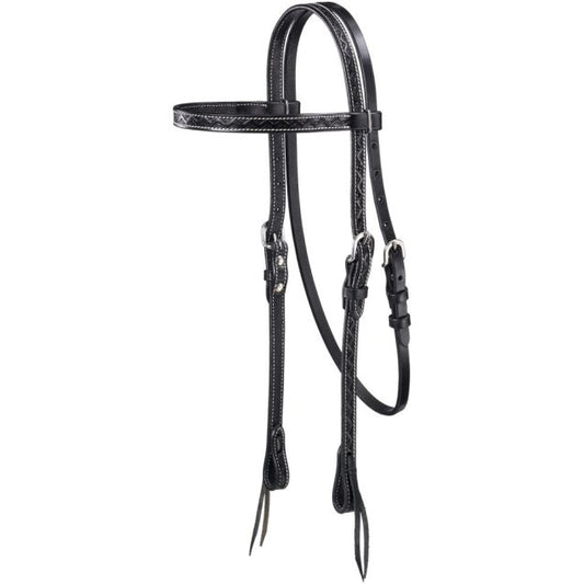 Royal King Zig Zag Tooled Browband Headstall