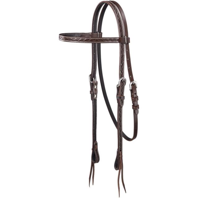 Royal King Zig Zag Tooled Browband Headstall