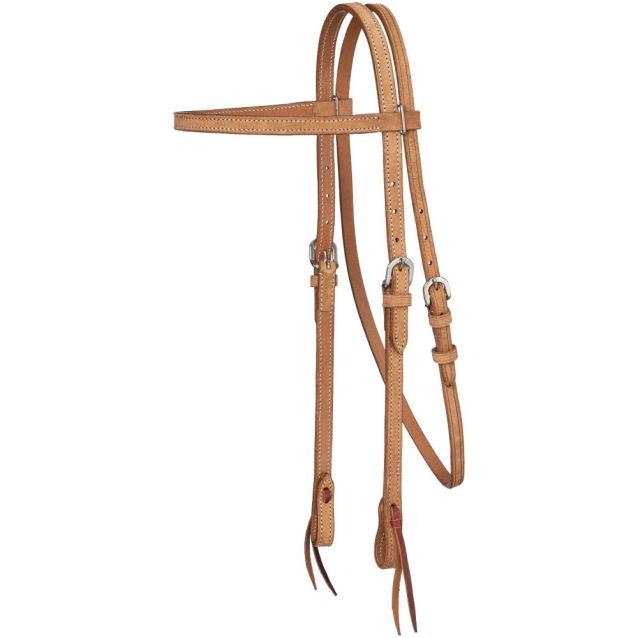 Royal King Plain Leather Browband Headstall
