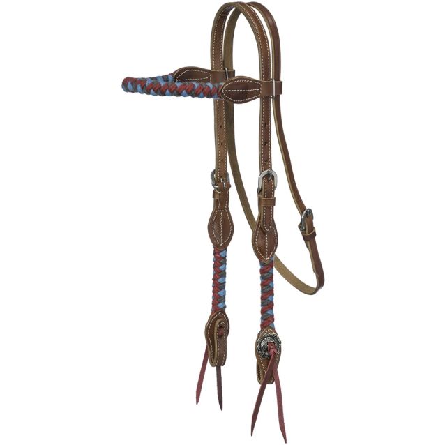 Tough-1 Wool String Browband Headstall