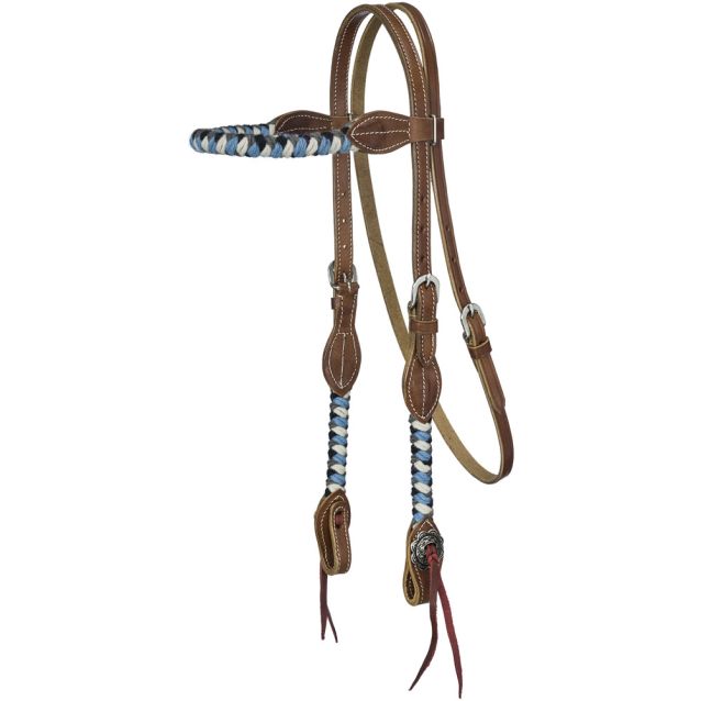 Tough-1 Wool String Browband Headstall