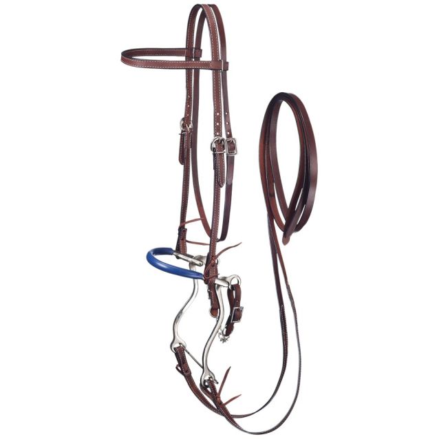 King Series Browband Bridle with Hackamore
