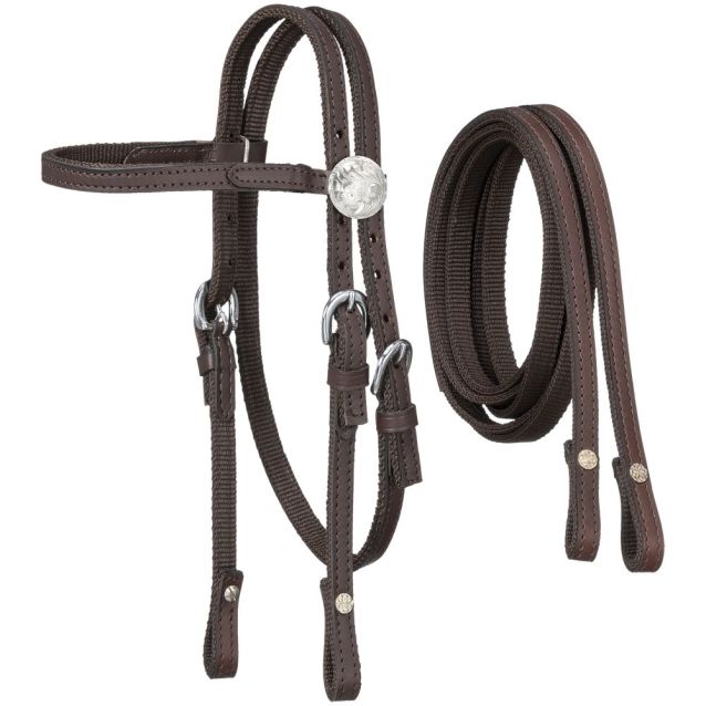 King Series Miniature Nylon w/ Leather Bridle