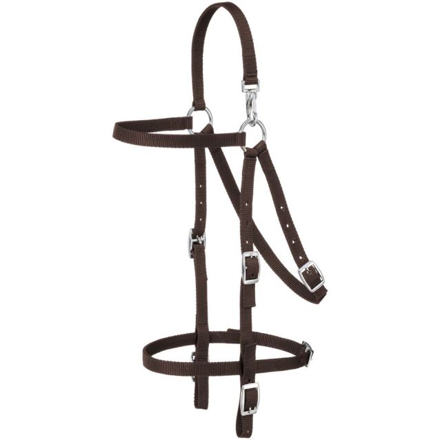 Tough1 Nylon Mule Headstall with Cavesson