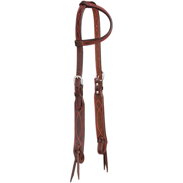 Tough-1 Colored Thread Single Ear Headstall
