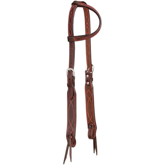 Tough-1 Colored Thread Single Ear Headstall