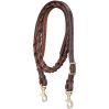 Tough1 Harness Leather Two-Tone Twist Loop Rein