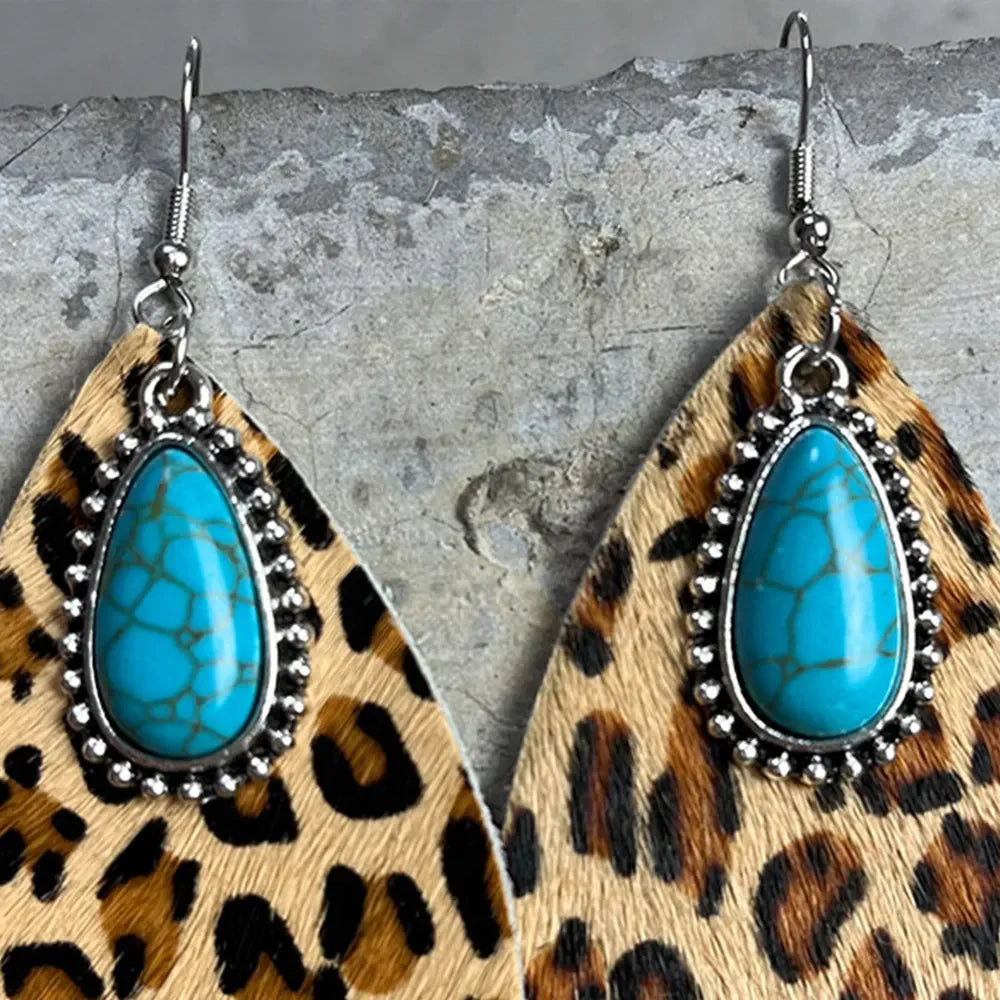 Turquoise Teardrop Earrings - 3 Styles