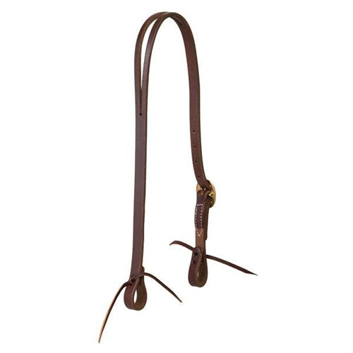 Working Cowboy Split Ear Headstall, 3/4", Solid Brass