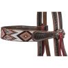 Tough1 Sienna Beaded Browband Headstall