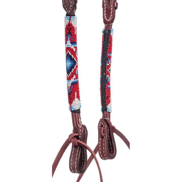 Royal King Santa Fe Beaded Single Ear Headstall