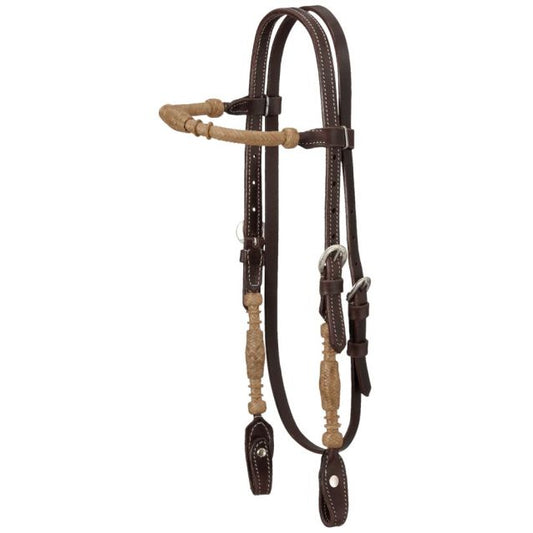 Silver Royal Sweet Pea Browband Headstall